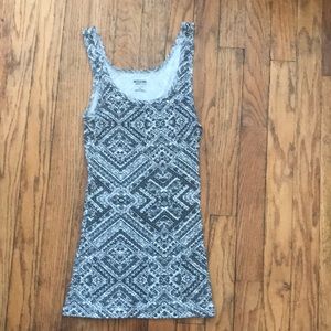 Patterned Mossimo Long & Lean Tank